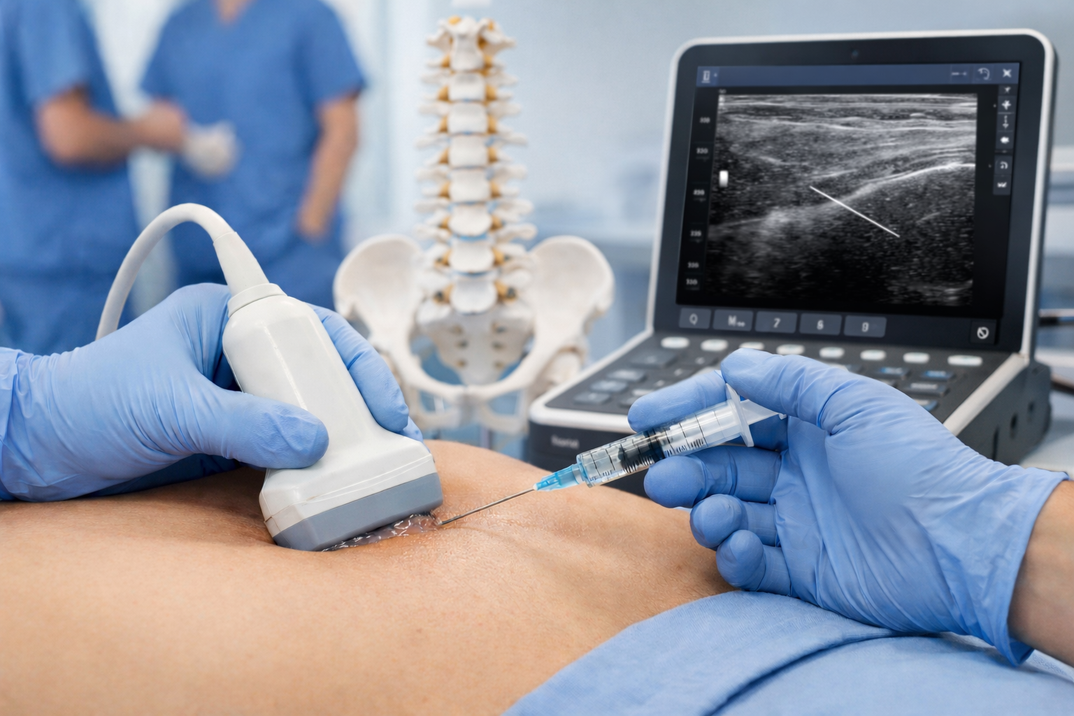 Intervenční kurz pohybového aparátu pod UZ kontrolou – Páteř